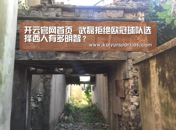 开云官网首页-武磊拒绝欧冠球队选择西人有多明智?(图1) 开云体育官方入口